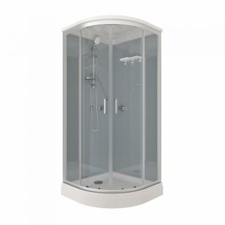 Душевая кабина Triton Прайм-Сатин Щ0000071581 90x90 см профиль сатин стекло прозрачное